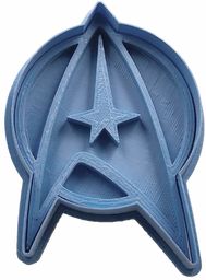 cuticuter Star Trek Insignia foremka do wykrawania, niebieska,
