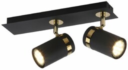 Lampa sufitowa reflektorowa Verano SPL-2031-2 Italux podwójna czarna