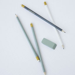 Monograph Ołówki ERASER Jasno Szare