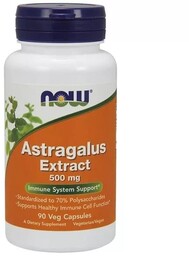 Suplement diety, NOW FOODS Astragalus Extract - Traganek
