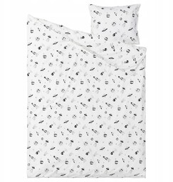 Ikea Aftonsparv Pościel dziecięca 150x200 kosmos