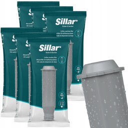 6 sztuk filtry wody Sillar do ekspresu Melitta