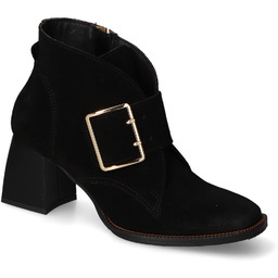 Botki Exquisite 1668 Czarne welur