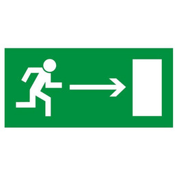 AAE 107 CE PS - Znak ewakuacyjny, kierunek