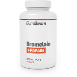 GymBeam Bromelaina Papaina 20 x 2,8 g90 kaps