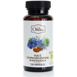 OLVITA Olej z czarnuszki 500 mg, 120 kaps.