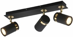Potrójna lampa sufitowa Verano SPL-2031-3 Italux regulowana czarna