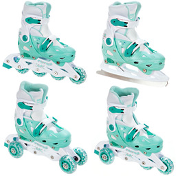 Rolki Łyżwy 4w1 Raven Balloon Mint 37-40