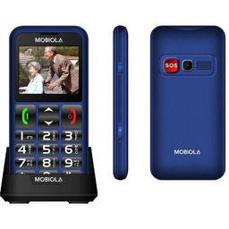 Telefon GSM Mobiola MB700 Niebieski 2G z ładowarką