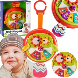 WOOPIE BABY Interaktywna Zabawka Sowa Pianinko z Szeleszczącym