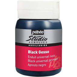 PEBEO Czarny Gesso Studio 500 ml, APGSB5, 524135