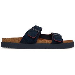 Klapki Tommy Hilfiger Cork Adjustable Suede Sandal FM0FM05869