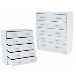 Komoda szafka z szufladami k018 biały 74 x