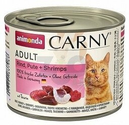 ANIMONDA Cat Carny Adult indyk i krewetki 12