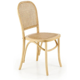 Edinos Rattanowe krzesło drewniane w stylu boho R8-P98