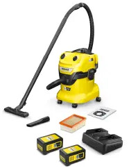 Karcher WD 4-18 Dual Battery 1.628-601.0 380W Odkurzacz