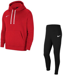 Dres męski bawełniany Nike czerwony/czarny CW6894-657 + CW6907-010