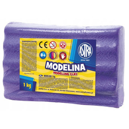 Modelina Astra 1 kg Fioletowa Masa Plastyczna