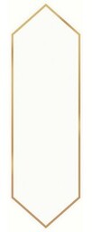 Płytka ścienna BIG ARROW gold decor glossy 12,8x39,8