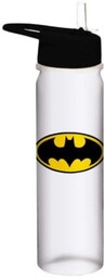 Batman Butelka na wodę (logo przezroczyste wzornictwo), przezroczysta