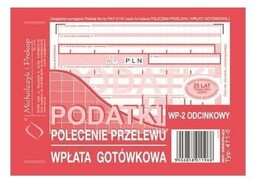 DRUK SAMOKOPIUJĄCY PRZELEWU PODATKI MIĘKKIE 80 KARTEK MICHALCZYK