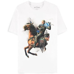 DIFUZED Koszulka The Witcher (rozmiar 2XL) Biały