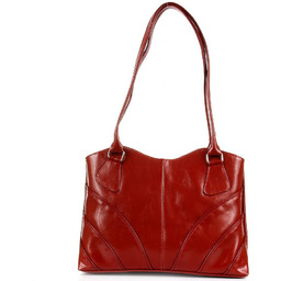 Torebka skórzana damska DAN-A T213 czerwona