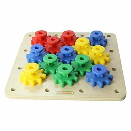 Wooden Board with Moving Gears for Kids