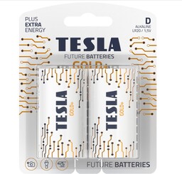 Bateria Alkaliczna Tesla Gold+ Lr20 B2 1,5V 2