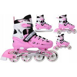 Łyżworolki 4w1 Łyżwy Rolki Wrotki r.31-34 wymienna płoza