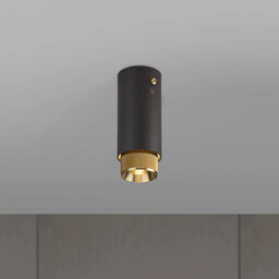 Lampa sufitowa punktowa Exhaust Linear Stalowa Grafitowa ze