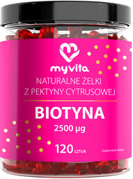 MyVita Biotyna, żelki, 120 sztuk