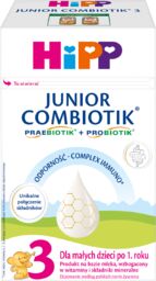 HiPP 3 Junior Combiotik, produkt na bazie mleka,
