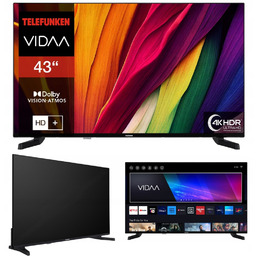Telewizor Led 43" Telefunken D43U790B2CW Smart Tv 4K