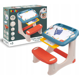 Smoby Magiczny Stolik Tablica do rysowania 12 Akc