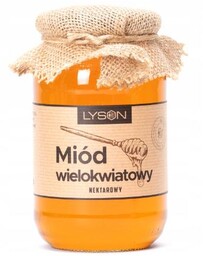ŁYSOŃ Miód wielokwiatowy, 1,25kg