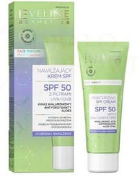 Nawilżający Krem z Filtrem 50 SPF, Eveline, 30ml