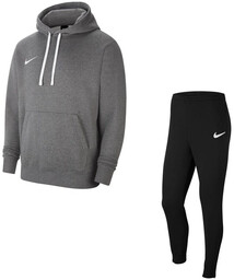 Dres męski bawełniany Nike szary/czarny CW6894-071 + CW6907-010