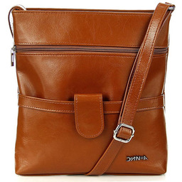 Listonoszka ze skóry naturalnej DAN-A T258 camel