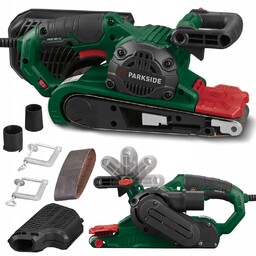 Szlifierka taśmowa sieciowe Parkside Pbsd 900 A2 900W