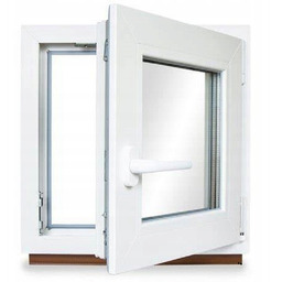 Okno Pcv 1000x800 mm Ru Prawe Rozwierno-Uchylne Białe