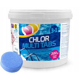 Chlor Tabletki Multifunkcyjne Chemia Do Basenu Multi Tabs
