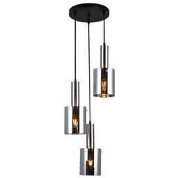 Lampa wisząca Sardo 3 x E27 nikiel
