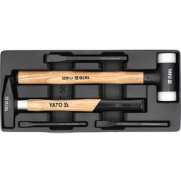 Yato WKŁAD DO SZUFLADY MŁOTKI PRZECINAKI 5CZ. YT-5540