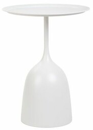 Stolik FERRO metalowy biały 58x32x48 cm