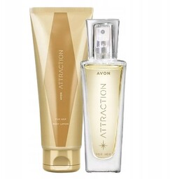 Avon Attraction Zestaw kosmetyków [Perfumy + Balsam