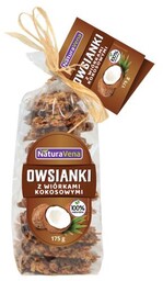 CIASTKA OWSIANKI Z WIÓRKAMI KOKOSOWYMI 175 G NATURAVENA