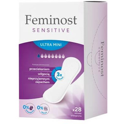 Feminost Sensitive Ultra Mini Wkładki urologiczne, 28 szt.