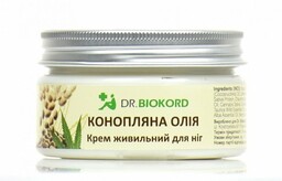 Odżywczy Naturalny Krem do Stóp z Olejem Konopnym,