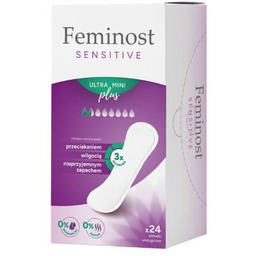 Feminost Sensitive Ultra Mini Plus Wkładki urologiczne, 24
